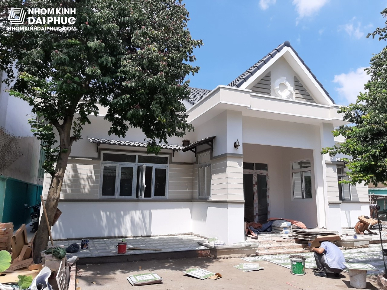 Thi công cửa nhôm Xingfa ở Phường Thạnh Lộc - Quận 12