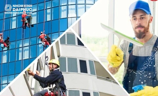 Thường xuyên vệ sinh bảo trì vách kính cường lực