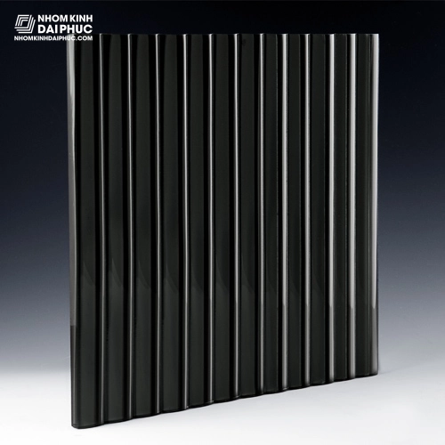 Kính Đúc Sọc Đen