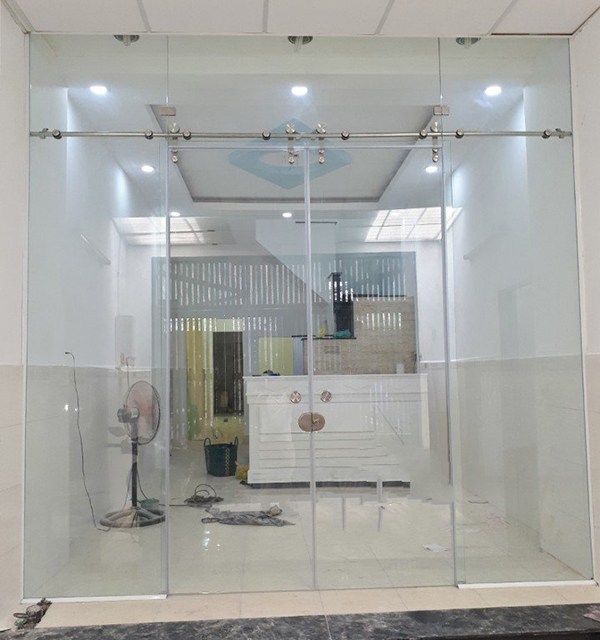 Cửa Kính Cường Lực 2 Cánh Lùa
