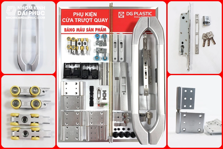 Phụ kiện cửa trượt quay