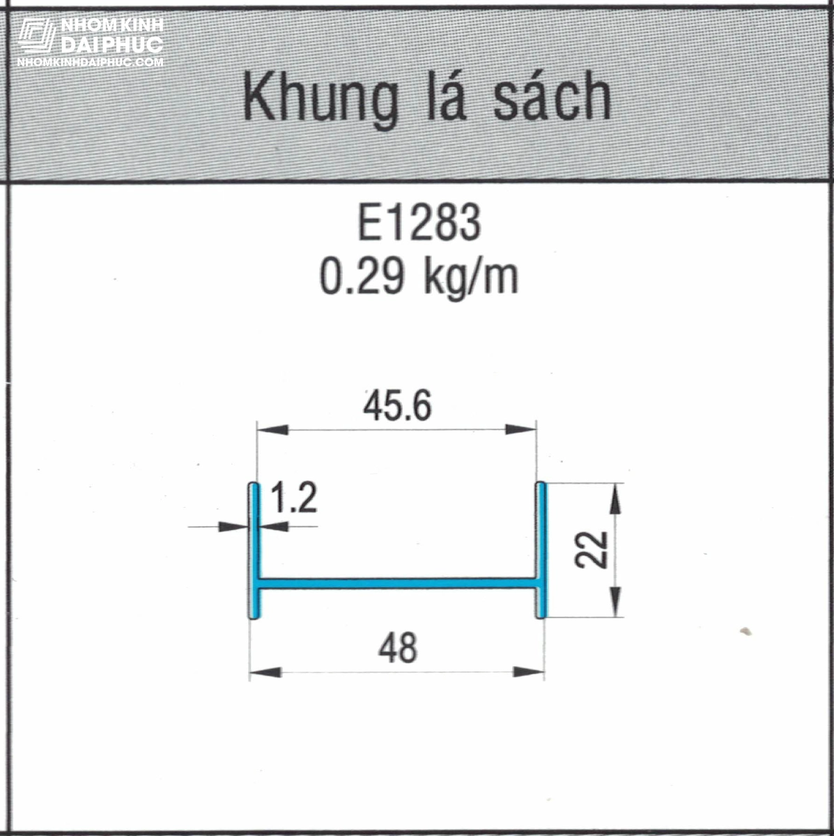 Khung lá sách E1283