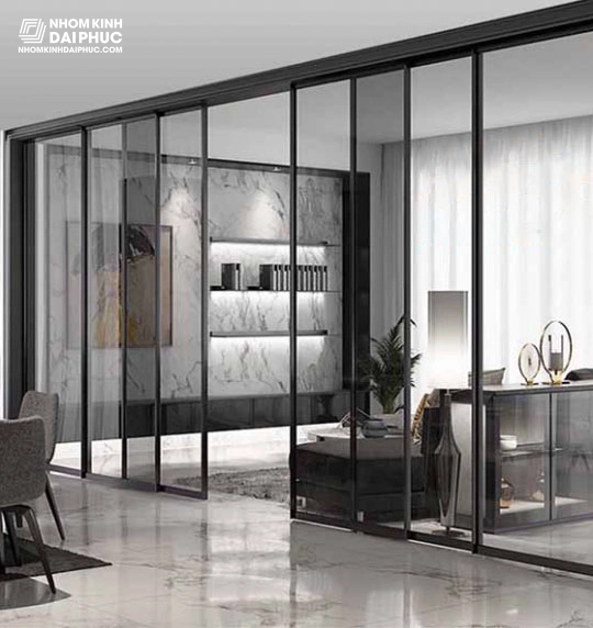 Cửa lùa Slim 6 cánh