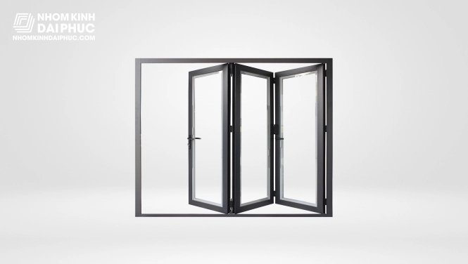 Cửa đi xếp trượt 3 cánh