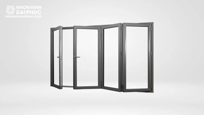 Cửa đi xếp trượt 4 cánh