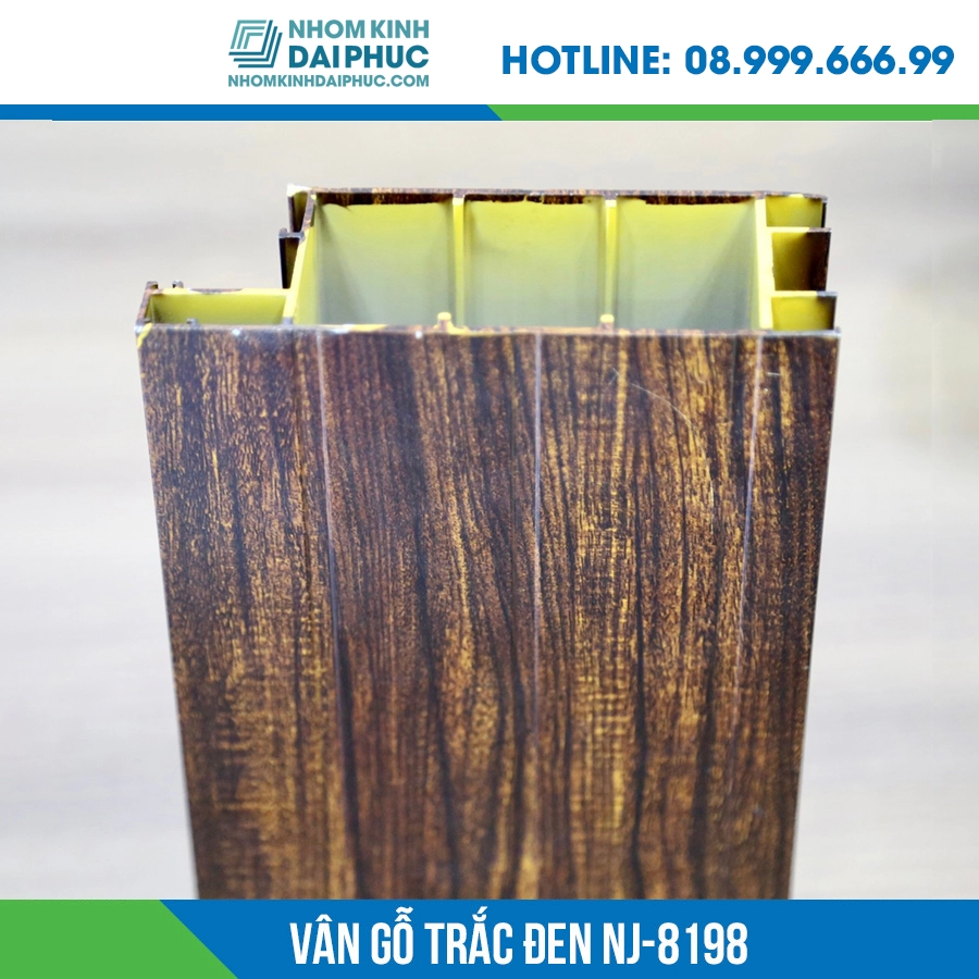 Nhôm thủy lực màu gỗ trắc Nhôm thủy lực màu gỗ trắc