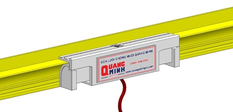 Khóa cửa lưới muỗi loại mới