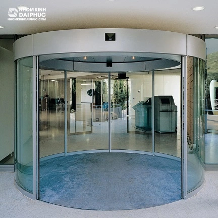 Hình cửa trượt cong tự động TH-R9