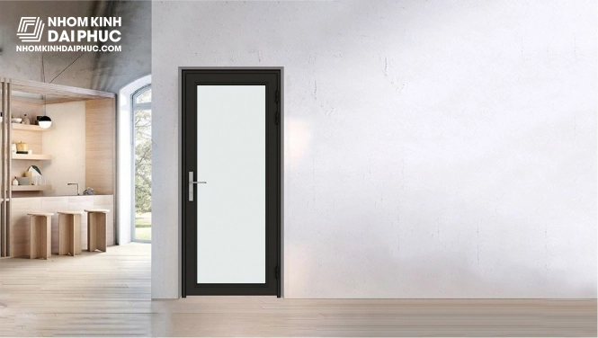 Cửa nhôm Yongxing hệ 8090 - cửa đi mở quay 1 cánh