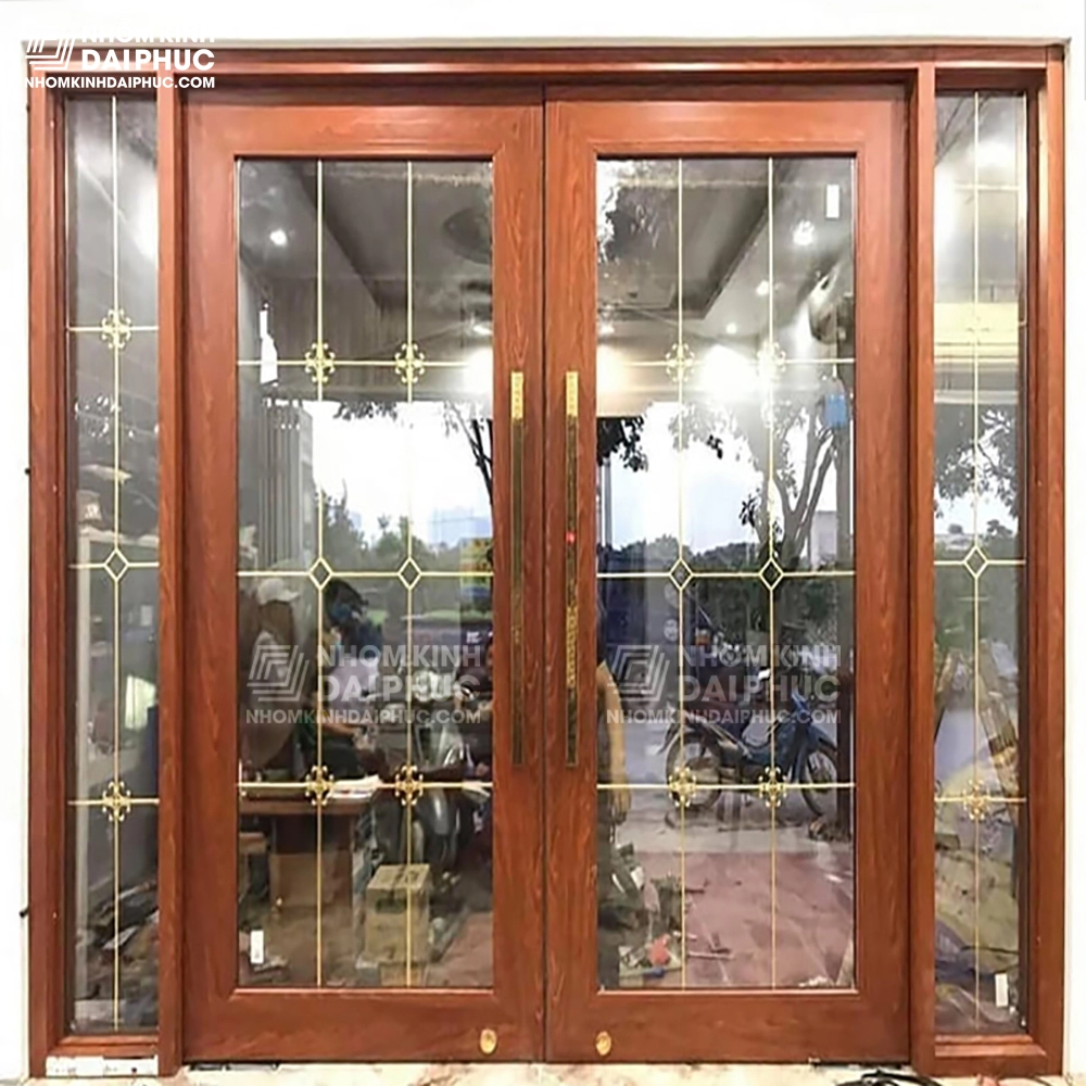 Mẫu cửa nhôm thủy lực