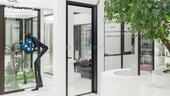 Cửa nhôm slim dạng mở quay VH-SLIM45