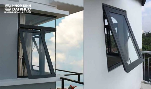 mẫu cửa mở hất 1 cánh