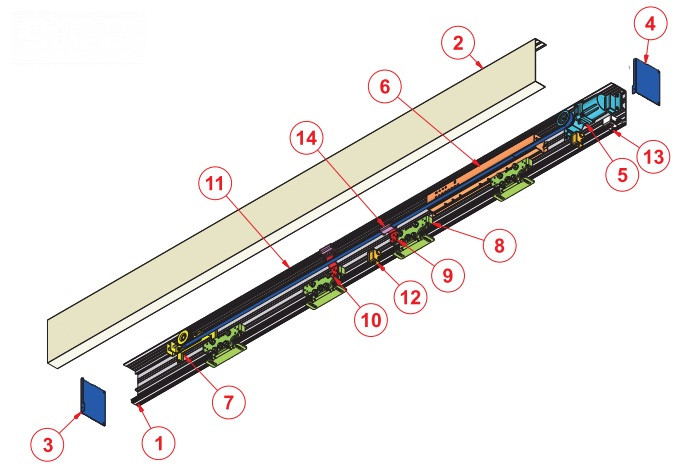 Cấu tạo cửa tự động