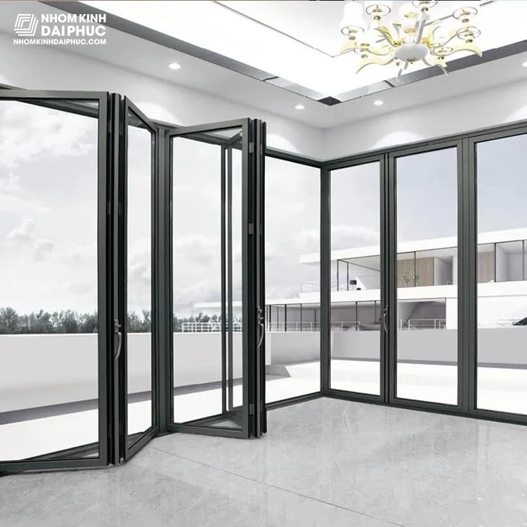 Cửa Xếp Trượt Nhôm Xingfa