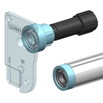 Cụm trụ có vòng bi