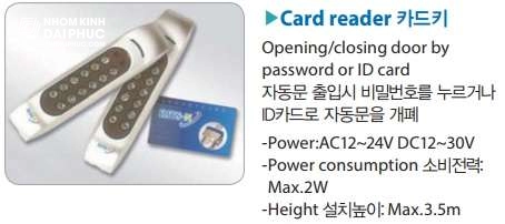 Đầu đọc thẻ phụ kiện tự động Huto