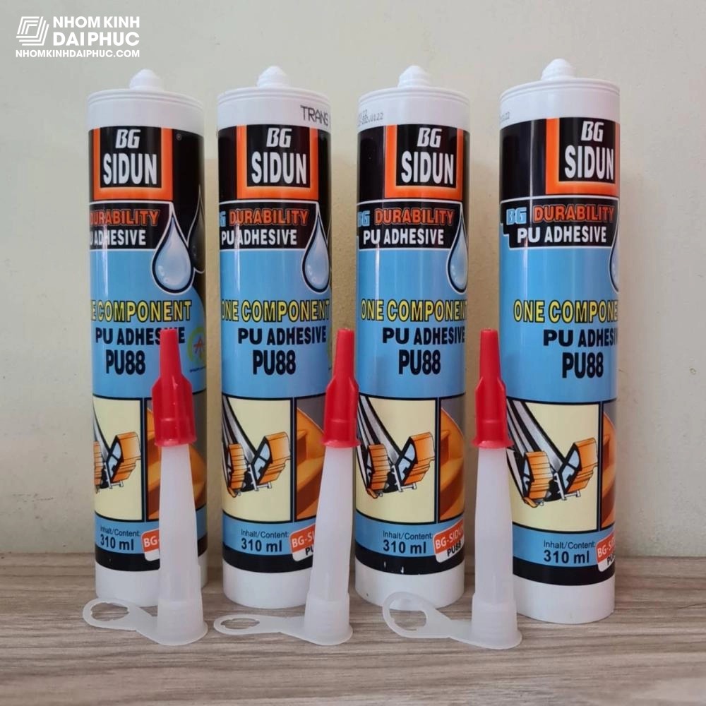 Keo ép góc cửa nhôm xingfa PU88