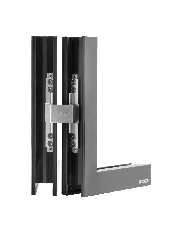 Mặt Cắt Cửa Xếp Gấp Slim Hệ 50