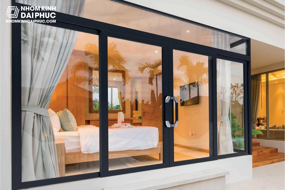 Cửa Nhôm Topal 4 Cánh Lùa