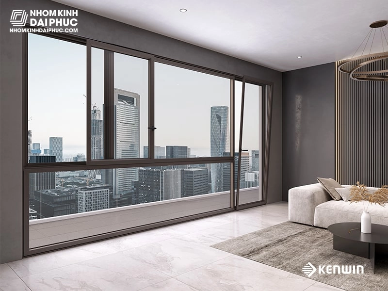 Cửa nhôm trượt lật Kenwin