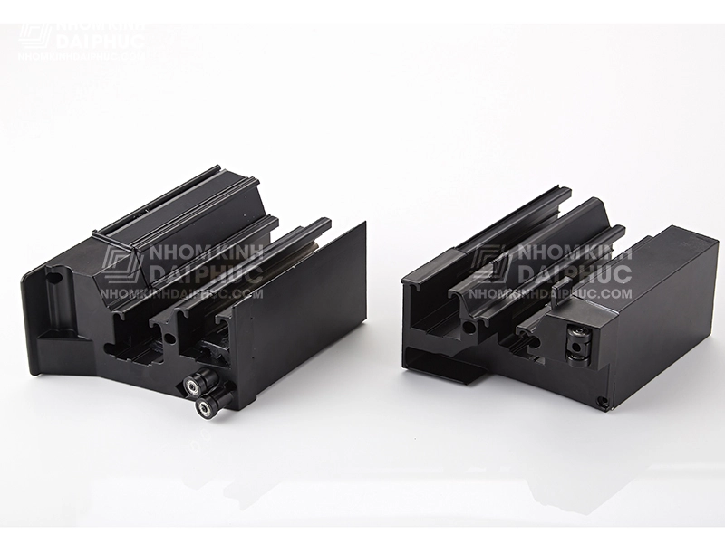 Profile nhôm trượt quay Slim 3 cánh