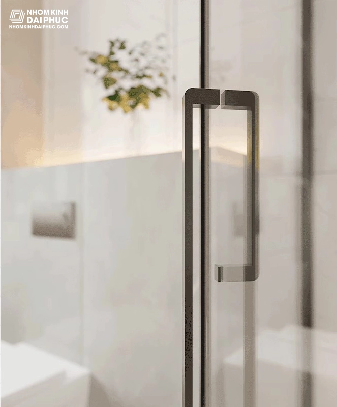 Tay nắm phòng tắm kính 135 độ