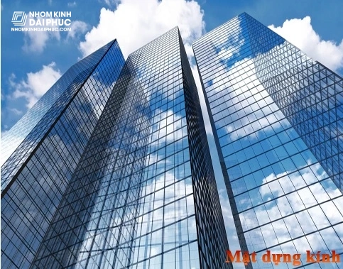 Vách kính mặt dựng công trình nhà cao tầng