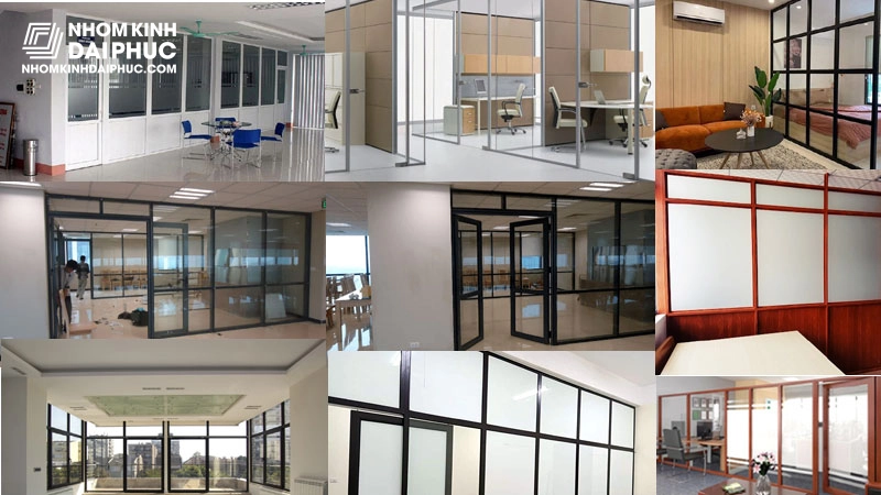 Ứng dụng của vách ngăn nhôm kính Xingfa
