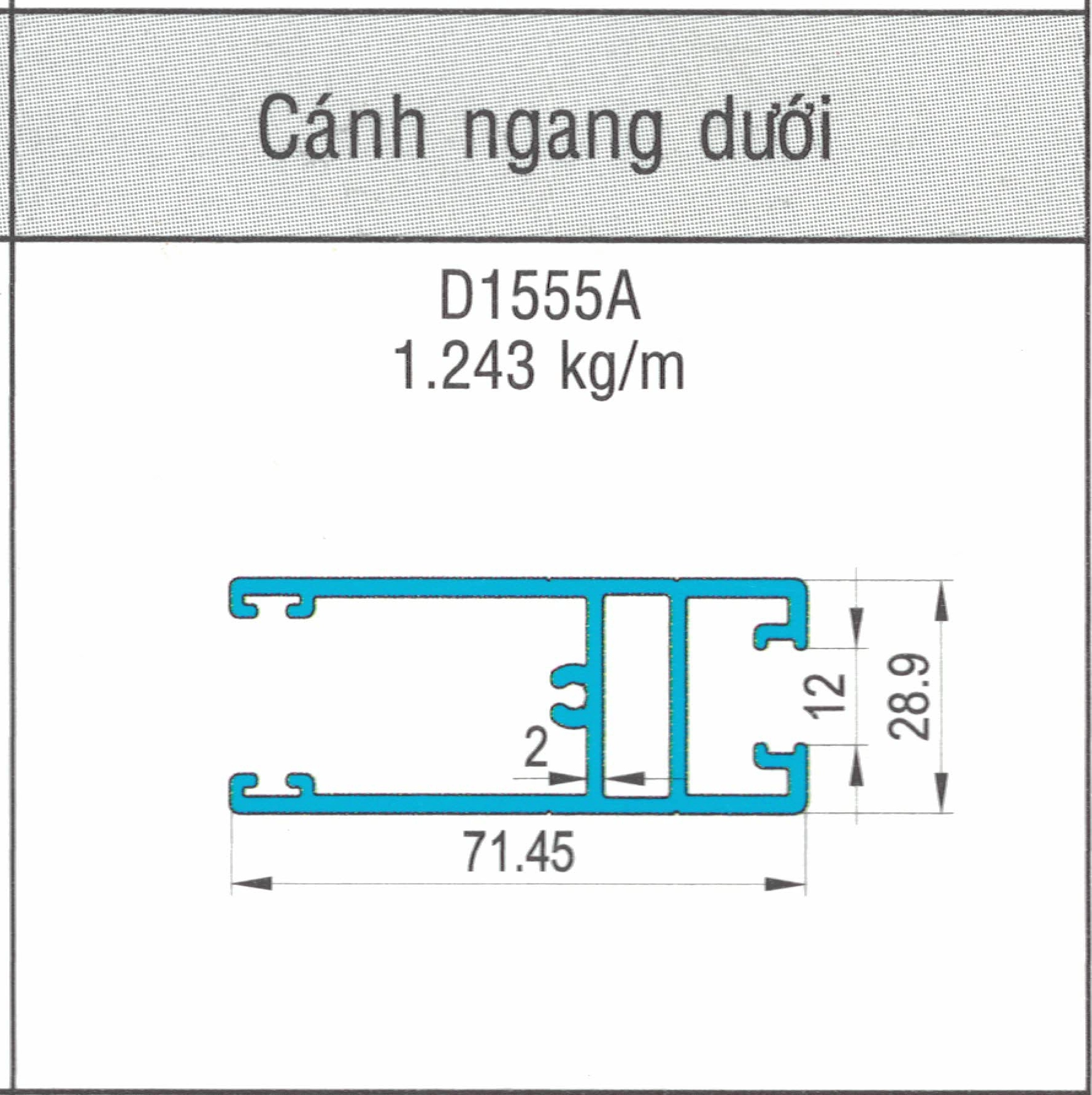 D1555A - Cánh ngang dưới hệ 93