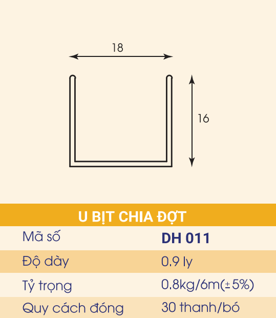 DH-011 - U bịt chia đợt