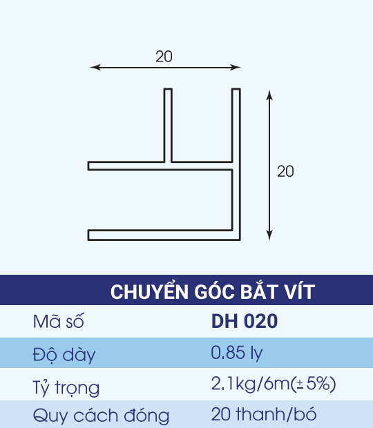 DH-020 - Chuyển góc bắt vít