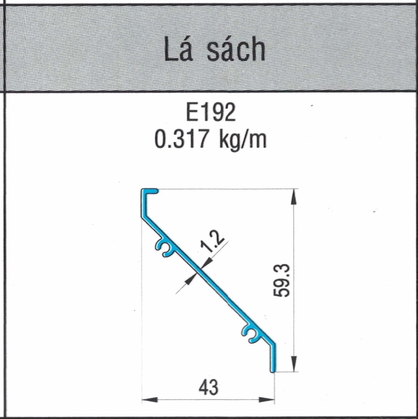 E192 - Lá sách