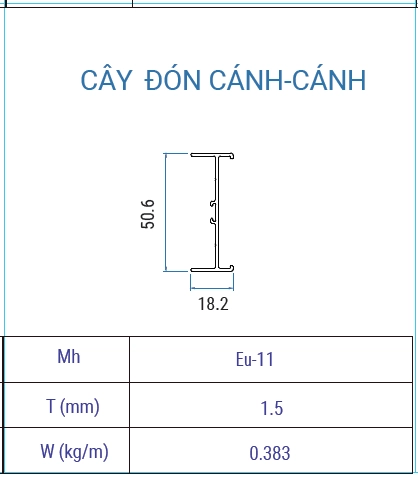 EU-11 - Cây đón cánh - cánh