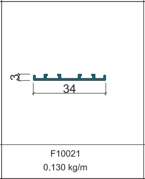 F10021 - Ốp mặt ghép ray