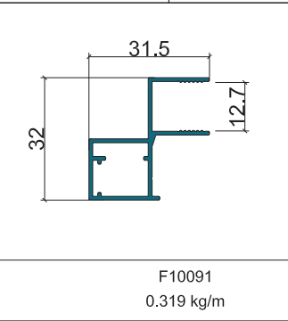 F10091 - Phào khung phụ