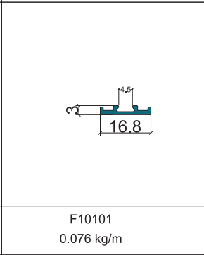 F10101 - Ốp mặt bên ray