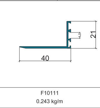 F10111 - Ốp hông ray âm trần