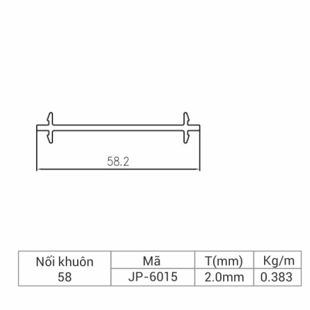 JP-6015 - Thanh nối khung 58