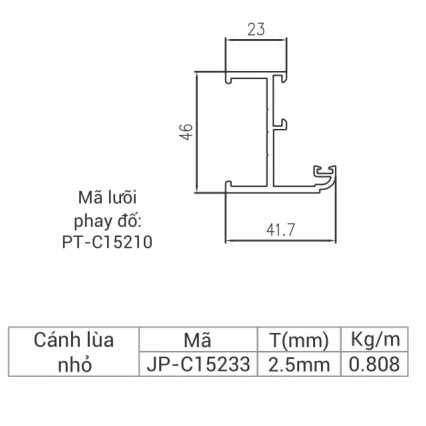 JP-C15233 - Cánh lùa nhỏ 115
