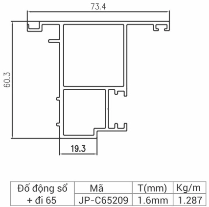 JP-C65209 - Đố động dùng chung 65