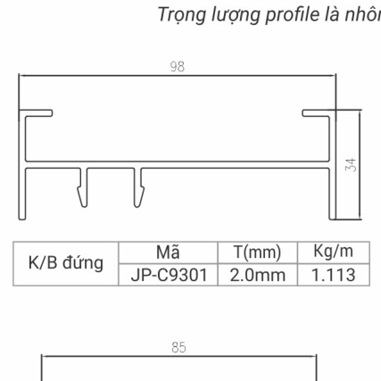 JP-C9301 - Khung bao đứng 93