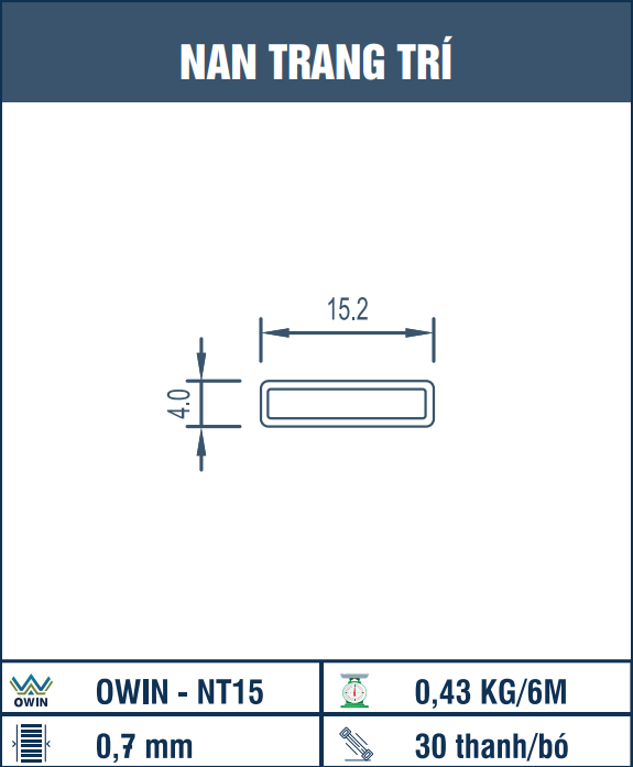 OWIN-NT15 - Nan trang trí