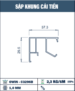 OWIN-C3296B - Owin - Sập khung cải tiến