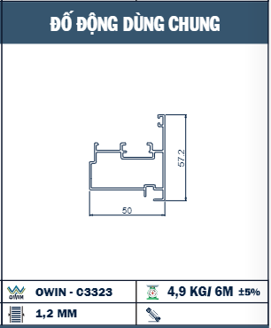OWIN-C3323 - Owin - Đố động dùng chung