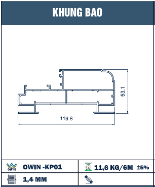 OWIN-KP01 - Owin - Khung bao hệ phào