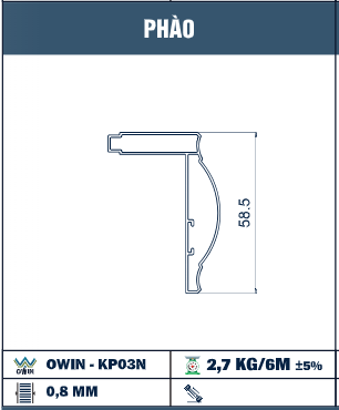 OWIN-KP03N - Owin - Phào