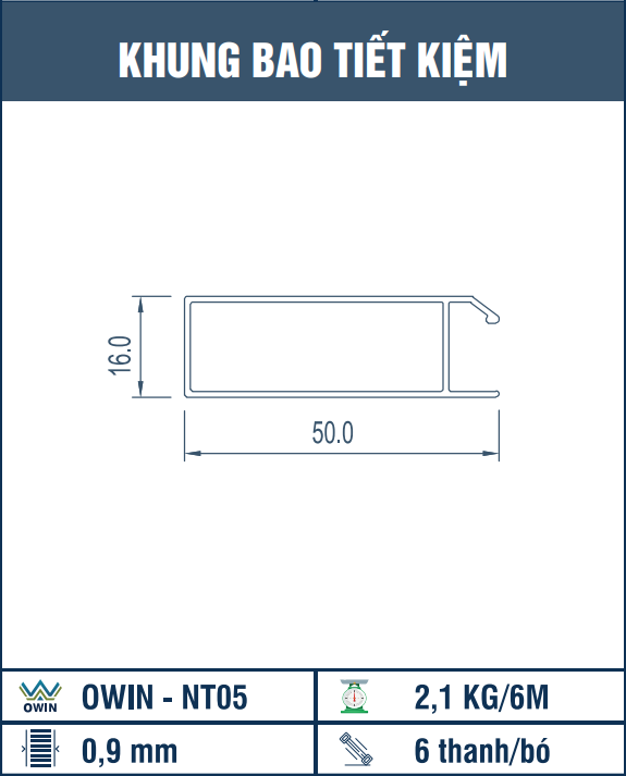 OWIN-NT05 - Khung bao tiết kiệm