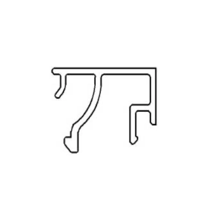 TC-LX805 - Nẹp gài kính Maxpro dày 1.2mm dùng cung đế nẹp TC-LX804