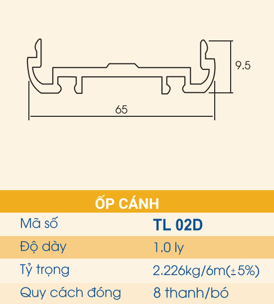 TL-02D - Ốp cánh thủy lực