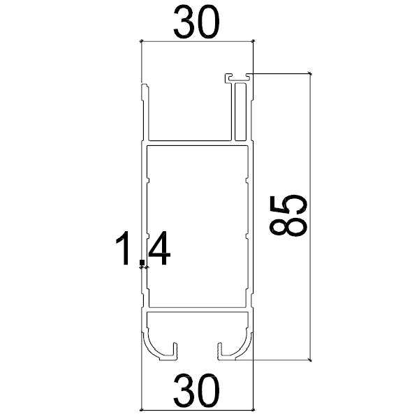 TQ08 - Cánh ngang dưới hệ trượt quay